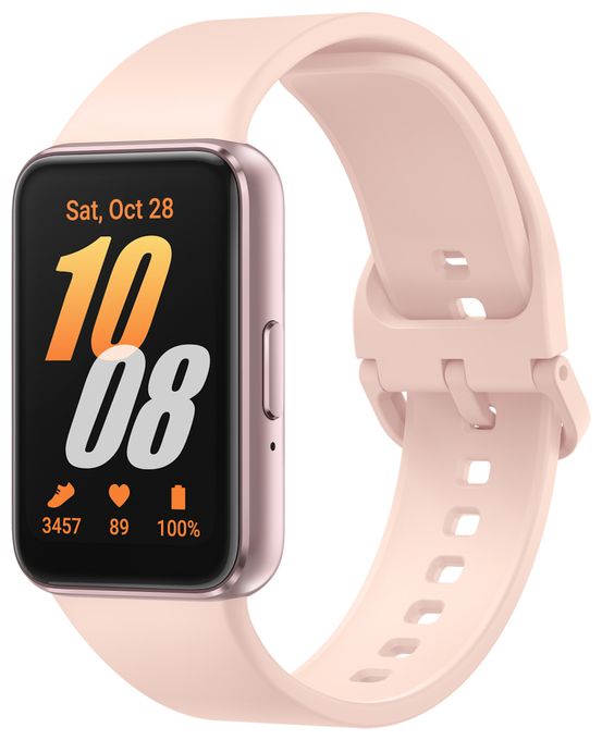 Digital 40 mm Smartwatch Rechteckig IP68 312 h  Galaxy Fit3 (Rosa-Goldfarben) 