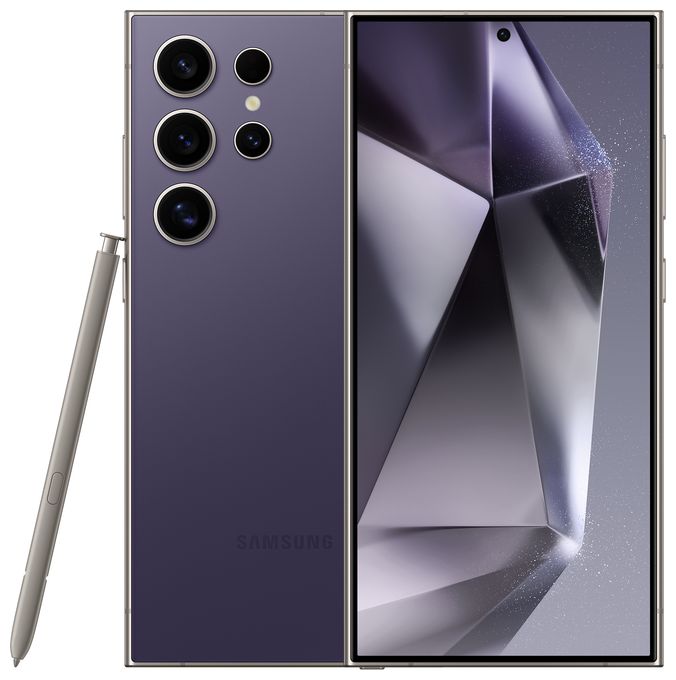 256 GB 5G Smartphone 17,3 cm (6.8 Zoll) 3,1 GHz Android 200 MP Vierfach Kamera Dual Sim WiFi 7  Galaxy S24 Ultra (Titan, Violett) 