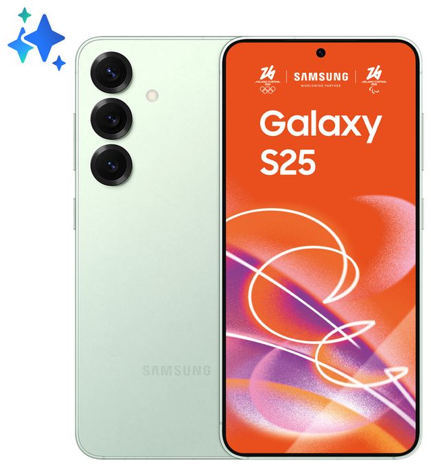 128 GB 5G Smartphone 15,8 cm (6.2 Zoll) Android 50 MP Dreifach Kamera Dual Sim WiFi 7  Galaxy S25 (Mintfarbe) 