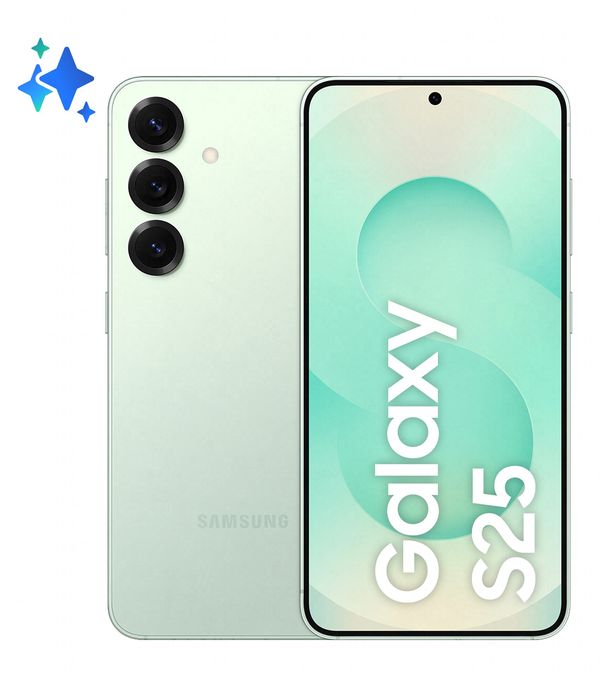 128 GB 5G Smartphone 15,8 cm (6.2 Zoll) 3,5 GHz Android 50 MP Dreifach Kamera Dual Sim WiFi 7  Galaxy S25 (Mintfarbe) 