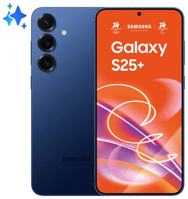 256 GB 5G Smartphone 17 cm (6.7 Zoll) Android 50 MP Dreifach Kamera Dual Sim WiFi 7  Galaxy S25+ (Navy) 