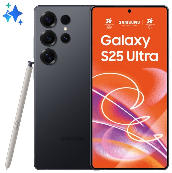 256 GB 5G Smartphone 17,5 cm (6.9 Zoll) 3,5 GHz Android 200 MP Vierfach Kamera Dual Sim WiFi 7 (Titanium Jetblack) Galaxy S25 Ultra 