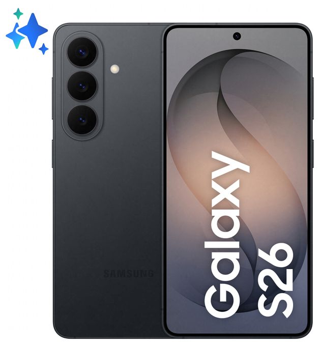 256 GB 5G Smartphone 16 cm (6.3 Zoll) Android 50 MP Dreifach Kamera Dual Sim WiFi 7  Galaxy S26 (Schwarz) 