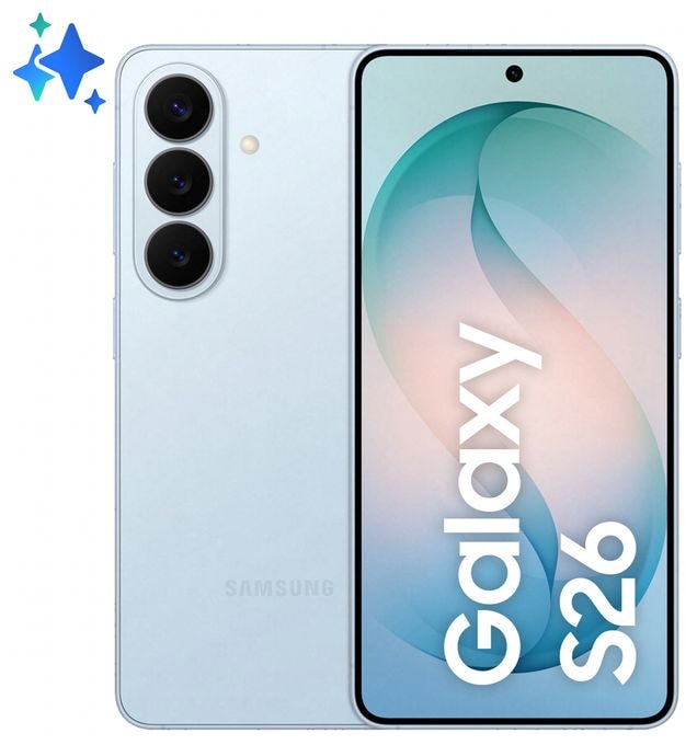 512 GB 5G Smartphone 16 cm (6.3 Zoll) Android 50 MP Dreifach Kamera Dual Sim WiFi 7 ( Sky Blue) Galaxy S26 