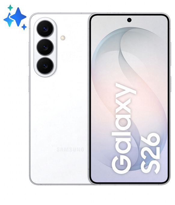 512 GB 5G Smartphone 16 cm (6.3 Zoll) Android 50 MP Dreifach Kamera Dual Sim WiFi 7  Galaxy S26 (Weiß) 
