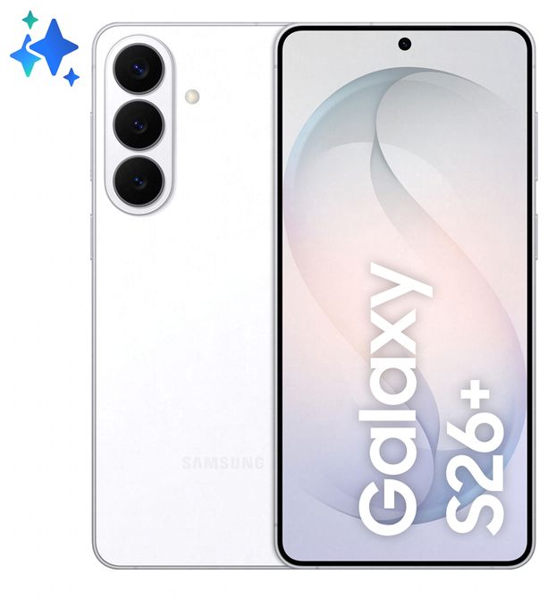 512 GB 5G Smartphone 17 cm (6.7 Zoll) 3,26 GHz Android 50 MP Dreifach Kamera Dual Sim WiFi 7  Galaxy S26+ (Weiß) 