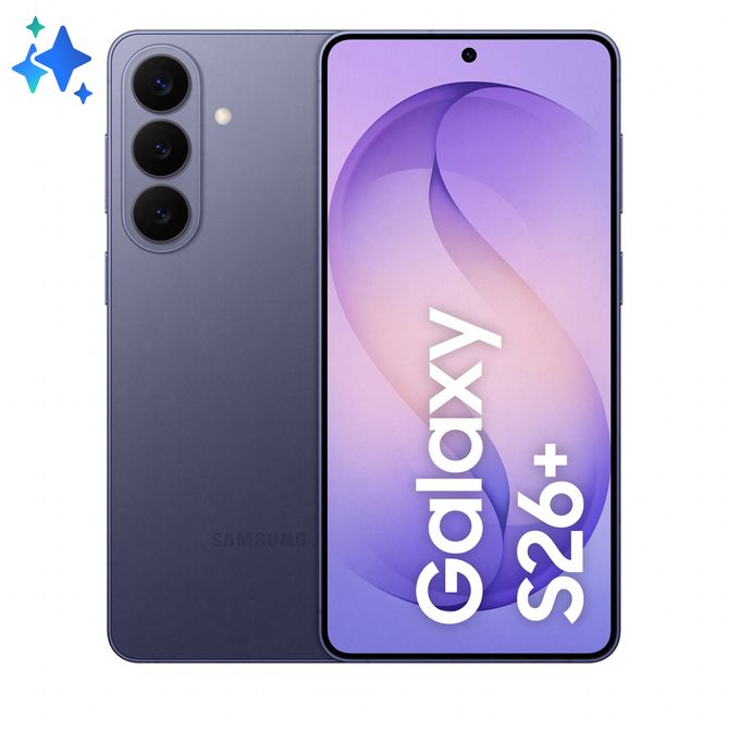 512 GB 5G Smartphone 17 cm (6.7 Zoll) 3,26 GHz Android 50 MP Dreifach Kamera Dual Sim WiFi 7 (Cobalt Violet) Galaxy S26+ 