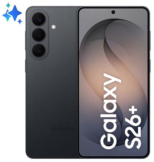 512 GB 5G Smartphone 17 cm (6.7 Zoll) 3,26 GHz Android 50 MP Dreifach Kamera Dual Sim WiFi 7  Galaxy S26+ (Schwarz) 