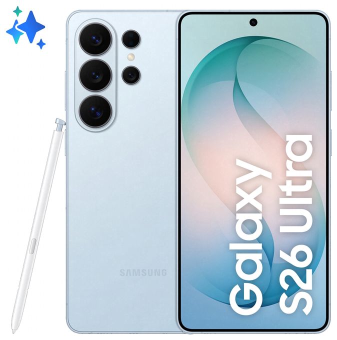 512 GB 5G Smartphone 17,5 cm (6.9 Zoll) Android 200 MP Vierfach Kamera Dual Sim WiFi 7 (Sky blue) Galaxy S26 Ultra 