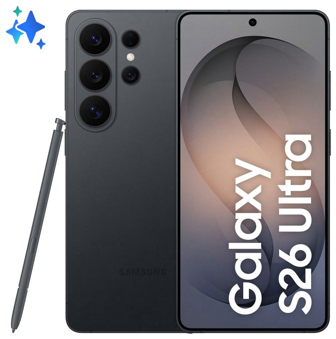 1 TB 5G Smartphone 17,5 cm (6.9 Zoll) 3,6 GHz Android 200 MP Vierfach Kamera Dual Sim WiFi 7  Galaxy S26 Ultra (Schwarz) 