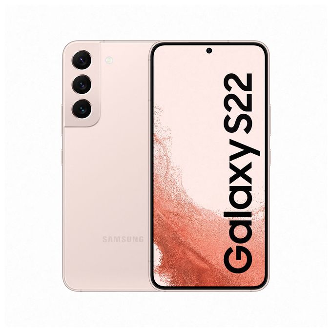 Galaxy S22 5G Smartphone 15,5 cm (6.1 Zoll) 256 GB 2,8 GHz Android 50 MP Dreifach Kamera Dual Sim (Gold, Pink) 