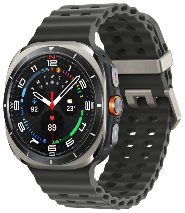 Digital 47 mm  Smartwatch Rund IP68 327 ppi 4G  Galaxy Watch Ultra (2025) (Silber) 