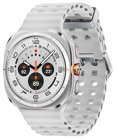 Digital 47 mm Smartwatch Rund IP68 327 ppi 4G  Galaxy Watch Ultra (Titan, Weiß) 