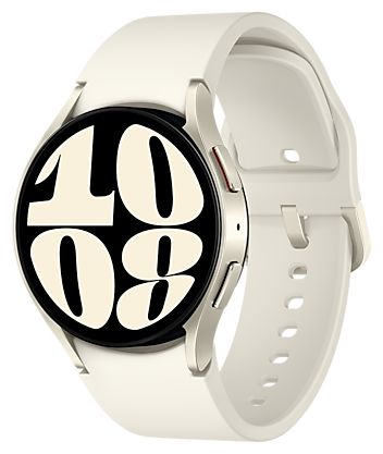 Digital 40 mm Smartwatch Rund IP68 330 ppi 4G  Galaxy Watch6 (Cremefarben) 