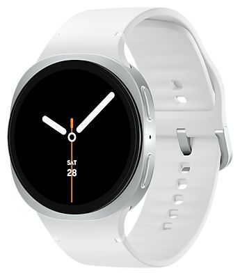 Digital 44 mm Smartwatch Rund IP68 327 ppi  Galaxy Watch8 (Silber) 