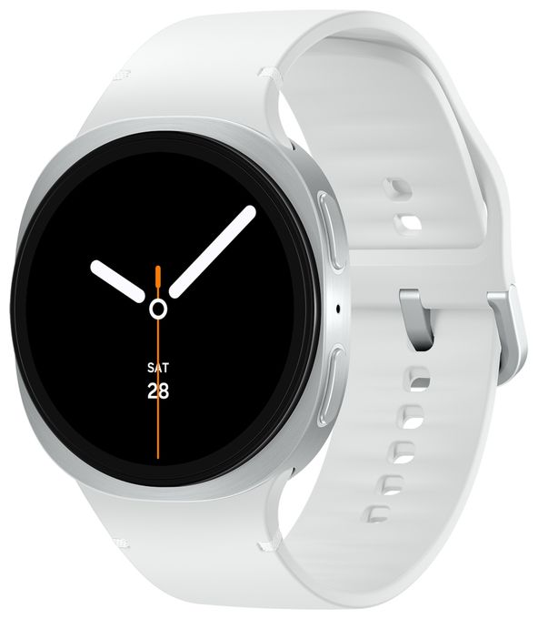 Digital 44 mm Smartwatch Rund IP68 327 ppi  Galaxy Watch8 (Silber) 