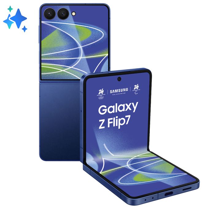 512 GB 5G Smartphone 17,3 cm (6.8 Zoll) Android 50 MP Dual Kamera WiFi 7 (Blue Shadow) Galaxy Z Flip7 