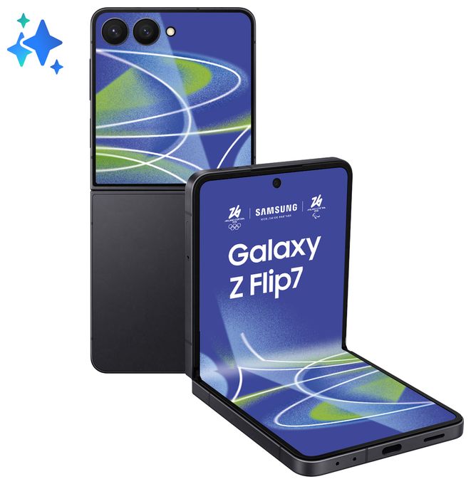 256 GB 5G Smartphone 17,3 cm (6.8 Zoll) Android 50 MP Dual Kamera WiFi 7 (Jetblack) Galaxy Z Flip7 