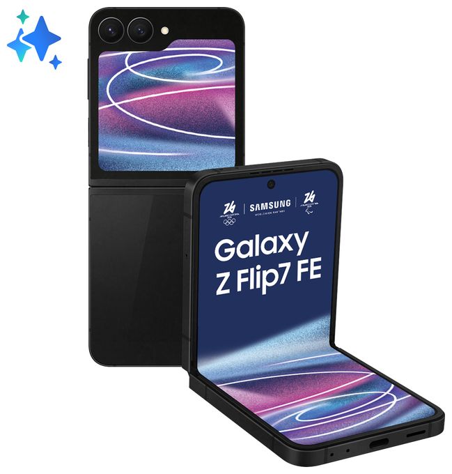128 GB 5G Smartphone 17 cm (6.7 Zoll) Android 50 MP Dual Kamera WiFi 7  Galaxy Z Flip7 FE (Schwarz) 