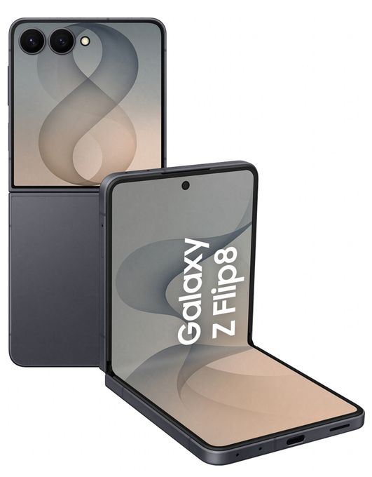 256 GB 5G Smartphone 17,5 cm (6.9 Zoll) Android 50 MP Dual Kamera Dual Sim WiFi 7  Galaxy Z Flip8 (Graphit) 