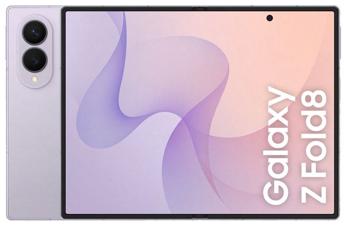 512 GB 5G Smartphone 19,3 cm (7.6 Zoll) Android 50 MP Dual Kamera Dual Sim WiFi 7  Galaxy Z Fold8 (Lavendel) 