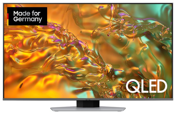 QLED 127 cm (50 Zoll) Fernseher 4K Ultra HD VESA 200 x 200 mm  GQ50Q80DAT (Silber) 