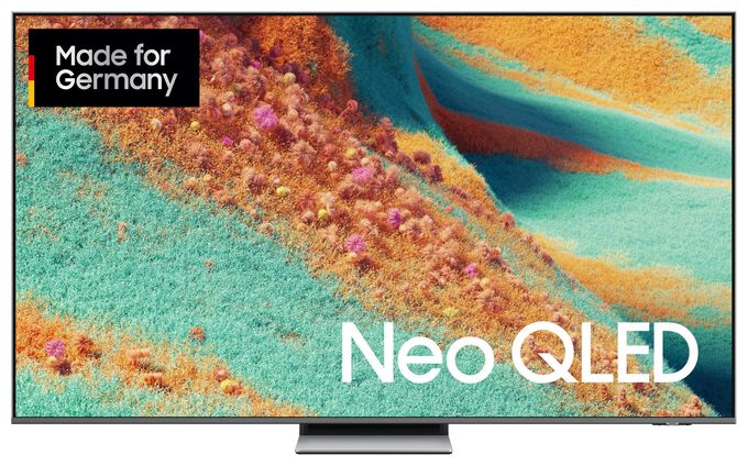 NeoQLED 139,7 cm (55 Zoll) Fernseher 4K Ultra HD VESA 200 x 200 mm  GQ55QN85FAU (Silber) 