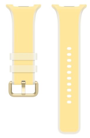 Armband S/M 50 mm Samsung Galaxy Watch9 (Watch8)  Misty Band (Gelb) 