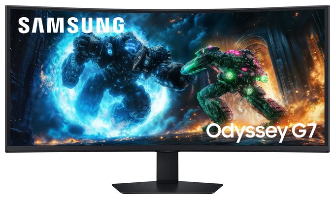 WUHD Monitor 101,6 cm (40 Zoll) 21:9 1 ms  Odyssey G7 LS40FG756EU (Schwarz) 