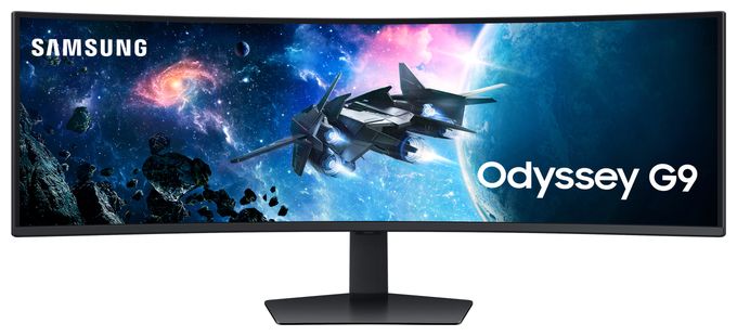 Quad HD Monitor 124,5 cm (49 Zoll) 32:9 1 ms 450 cd/m²  Odyssey G9 LS49CG954EUXEN (Schwarz) 