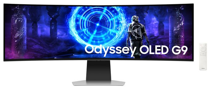Quad HD Monitor 124,5 cm (49 Zoll) 32:9 0,03 ms 250 cd/m²  Odyssey G9 S49DG954SU (Silber) 