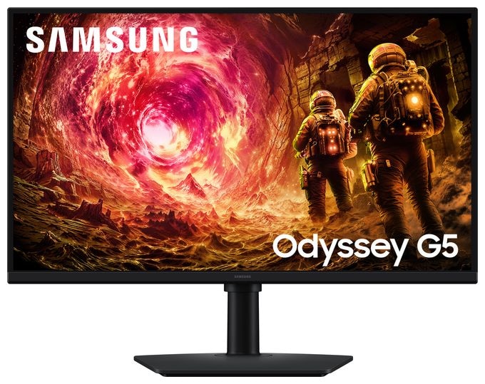 Quad HD Monitor 68,6 cm (27 Zoll) 16:9 1 ms 300 cd/m²  Odyssey S27FG502EU (Schwarz) 