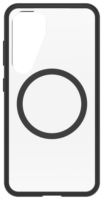 Cover für Samsung Galaxy S25 (Schwarz, Transparent) OtterBox React Magnet Case 