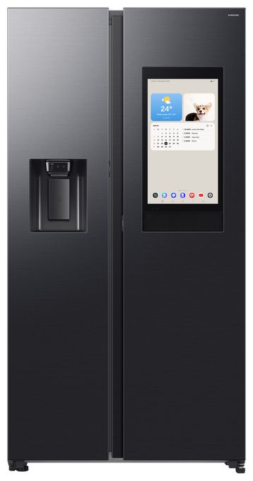 Side-by-Side Kühl-/ Gefrierkombination 389 l / 225 l 352 kWh NoFrost 1780 mm x 912 mm  RS90F67BEF (Schwarz) 