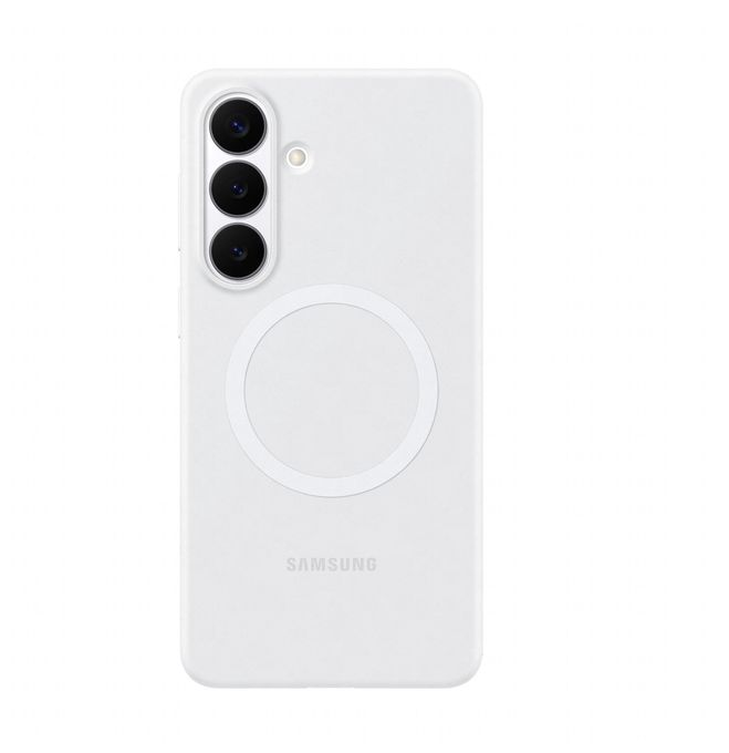 Cover für Samsung Samsung S26 Plus  Silicone Magnet Case (Weiß) 