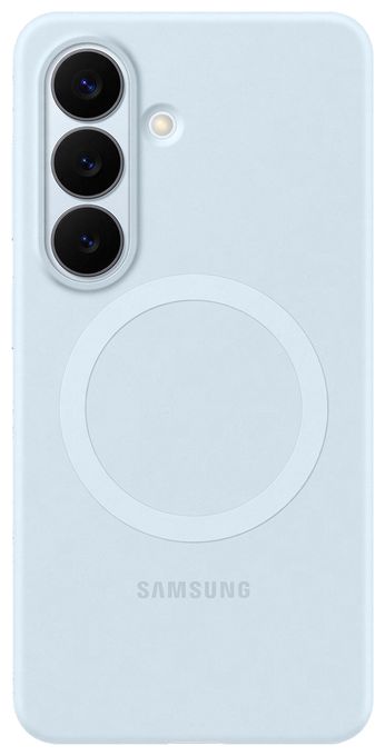 Cover für Samsung Samsung S26  Silicone Magnet Case (Hellblau) 