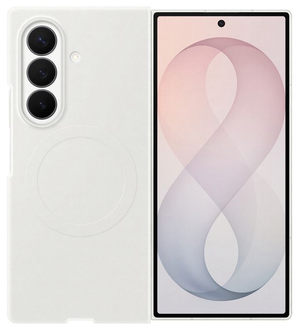 Cover für Samsung Z Fold8  Silicone Magnet Case (Weiß) 