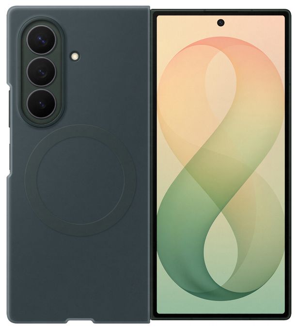 Cover für Samsung Z Fold8  Silicone Magnet Case (Grün) 