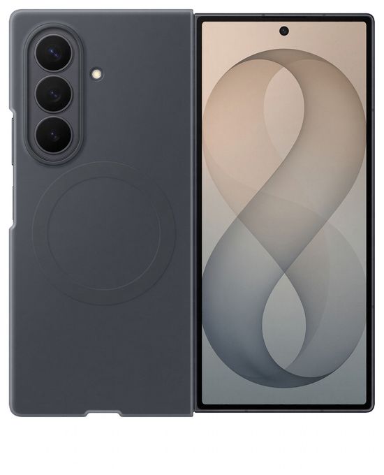 Cover für Samsung Z Fold8  Silicone Magnet Case (Schwarz) 