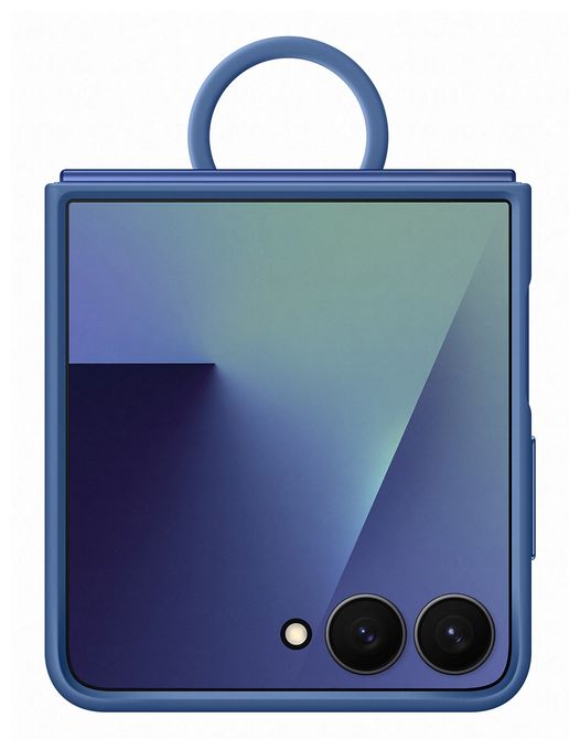 Cover für Samsung Samsung  Silicone Ring Case (Navy) 