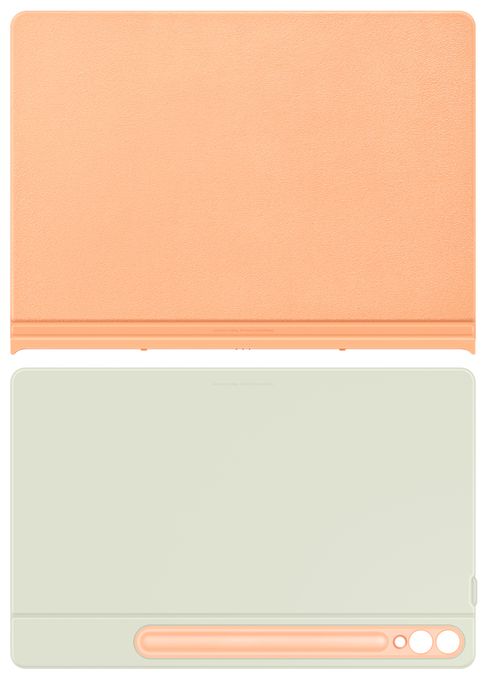 Folio für Samsung Galaxy Tab S10+, Galaxy Tab S9+, Galaxy Tab S9 FE+ bis 31,5 cm (12.4") Kratzresistent (Orange) Smart Book Cover 
