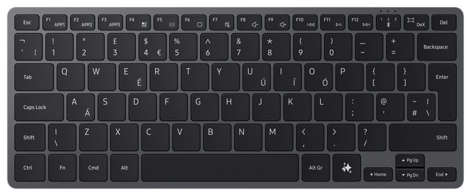 für Samsung Samsung Galaxy  Smart Keyboard (Grau) 