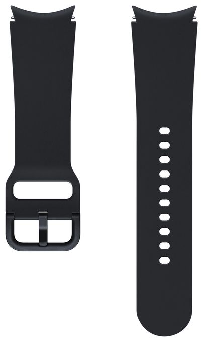 Armband 24,4 mm Samsung Galaxy Watch4, Galaxy Watch4 Classic  Sport Band (Schwarz) 