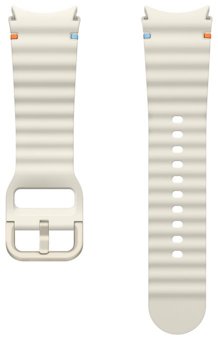 Armband S/M Samsung Galaxy Watch 7  Sport Band (Cremefarben) 