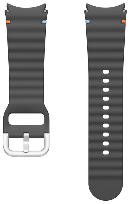 Armband S/M Samsung Galaxy Watch7/Watch6/Watch5 Pro/Watch4  Sport Band (Grau) 