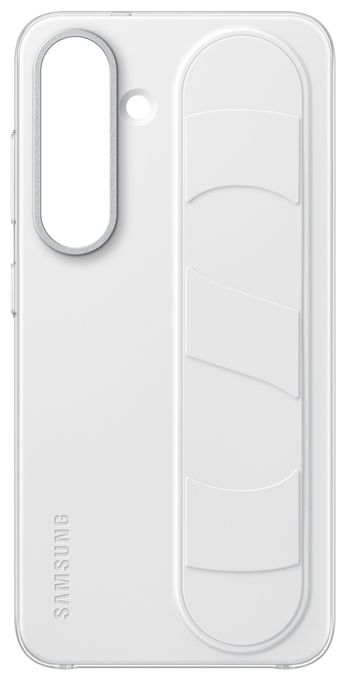 Cover für Samsung Galaxy S25  Standing Grip Case (Weiß) 