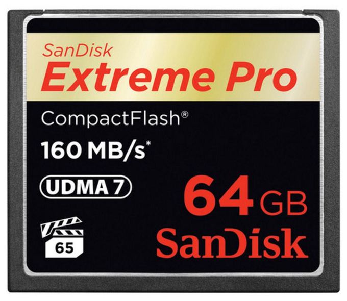 64GB Extreme Pro CF 160MB/s 