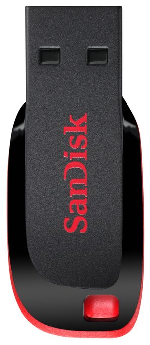 USB Typ-A Stick 64 GB  Cruzer Blade (Schwarz, Rot) 