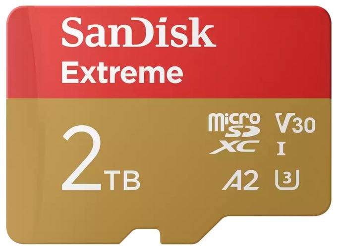 MicroSDXC Speicherkarte 2 TB Class 3 (U3) Klasse 10 Extreme A2 