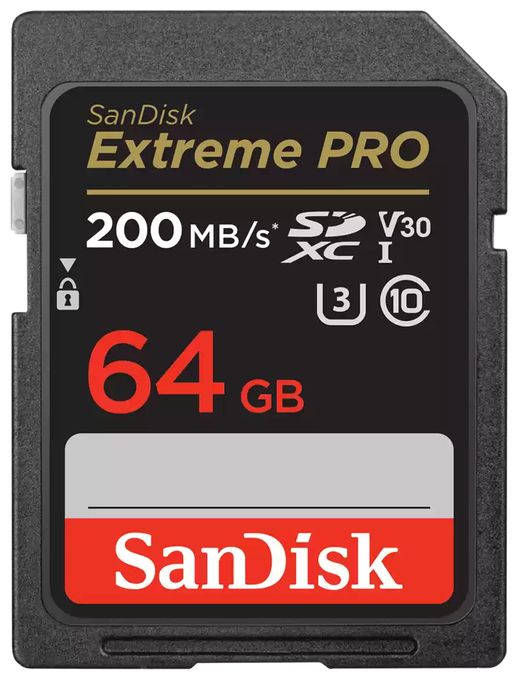 SDXC Speicherkarte 64 GB Class 3 (U3) Klasse 10 Extreme Pro 